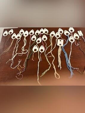 25 Assorted Specialty Embroidery Threads